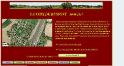 Desktop Screenshot of lavoixdebusigny.fr
